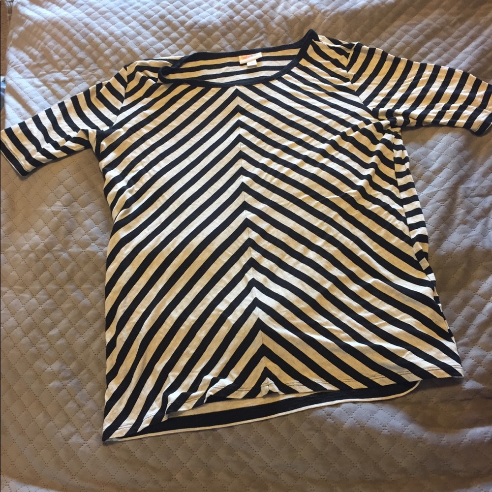 Striped Lula Roe shirt